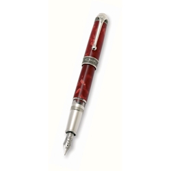 Aurora fountain pen Aurora 85 year - red marbled 