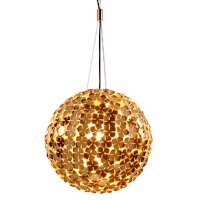 Terzani suspension lamp sphere Orten`zia VeryVeryGold 