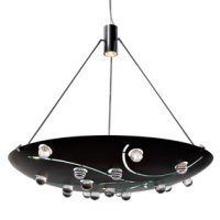 Terzani suspension lamp Tuttifrutti with swarovski strass 