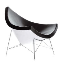 Vitra armchair Coconut Chair - leather 