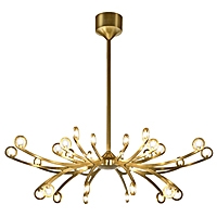 Terzani suspension lamp Reef gold