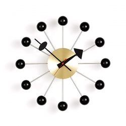 Vitra wall clock ball - brass 