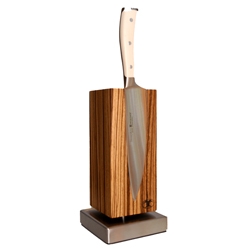 Blockwerk knife block Zebrano 