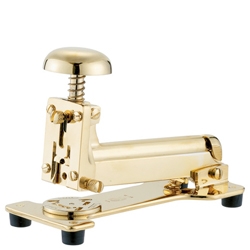 El Casco Desk Stapler, large - 23-K gold-plated 