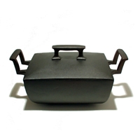 Hoffmann frying pan cast iron - square 