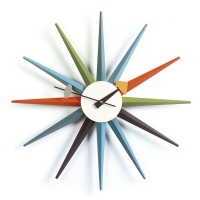 Vitra wall clock Sunburst - multicolored 